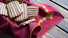 Biscuits rayés