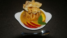 Crêpes pêche / nectarine