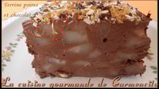 Terrine poires & chocolat