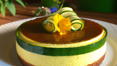 Entremet sucré aux courgettes
