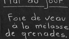 Foie de veau à la mélasse de grenades