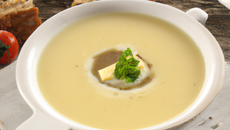 Soupe au fromage à tartiner