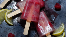 Glaces Framboise citron façon esquimau