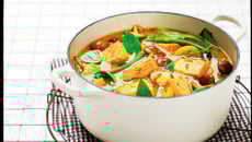 Potage de saumon de Norvège aux saveurs asiatiques