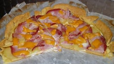 Tarte au bacon et Cheddar