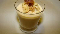 Mousse de marron et clémentine confite, streusel vanille de Papouasie