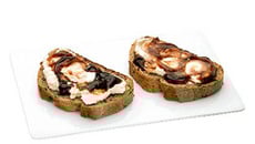 Tartines au Philadelphia et sirop de Liège