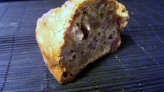 Cake aux pommes, aux noix et au magret de canard