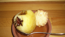 Pommes au miel d'anis étoilé