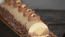 Bûche au caramel beurre salé