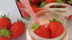 Yaourt fondant aux fraises label rouge