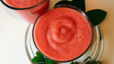 Smoothie de pulpe de baobab à la fraise