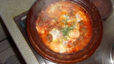 Tagine à la viande hachée