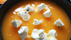 Velouté de potiron à la feta