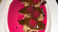 Succès aux framboises et chocolat