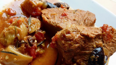 Veau aux citrons confits et aux olives