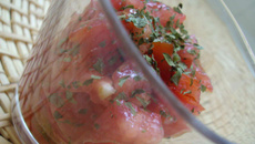 Tartare de tomates économique