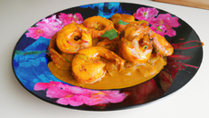 Curry de crevettes aux mangues