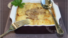Gratin au fromage et andouille de Guéméné