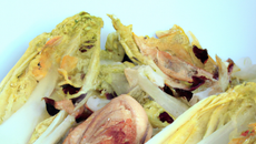 Chapon fumé et endives