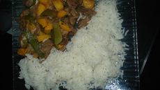 Tajine de veau aux pêches