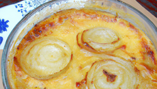 Gratin d'oignon doux des Cévennes "Saint-André" au cidre Pays d'Auge