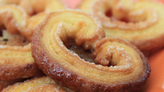 Palmiers au sucre et beurre de cacahuètes