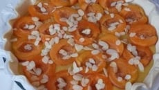 Tarte aux abricots et à la crème d'amandes