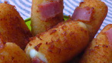 Croquettes aux lardons