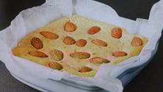 Brownie au chocolat blanc et amandes