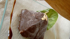Praline glacée à l'huile d'olive