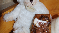 Fondants au chocolat au lait et cœur d'ourson guimauve