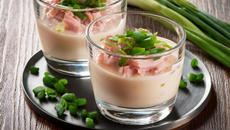 Verrines de jambon au Tartare