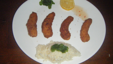 Crevettes épicées panées