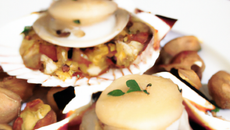 Noix de Saint-Jacques au cidre et reinette