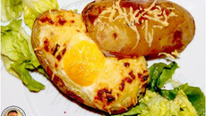 Pommes de terre farcies aux œufs