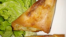 Samoussas de courgettes bacon