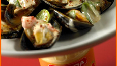 Salade de moules de printemps