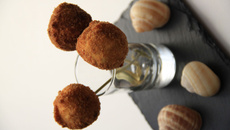 Sucettes d'escargots au Roquefort