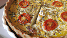 Quiche légumes et cottage