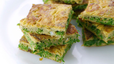 Tortilla aux épinards et champignons