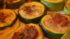 Courgettes à la méditerrannéene