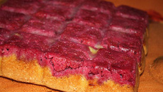 Douceur aux framboises