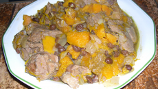 Tajine d'agneau au potimaron et épices