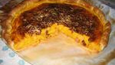 Tarte au potiron et champignons de Paris