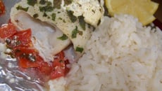 Filets de panga en papillote