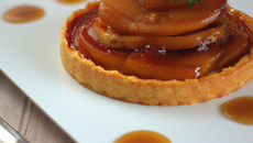 Tartelette tatin au foie gras