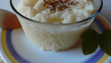 Riz au lait de soja et vanille