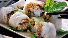 Rouleaux de printemps au shitaké