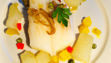 Filet de Cabillaud pané aux poireaux